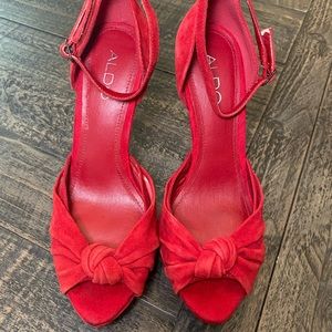Adorable Sexy Red Aldo Heels